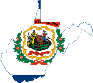 West Virginia Collection Attorneys - Lawyers for Business Debt Recovery - Flag map of West Virginia